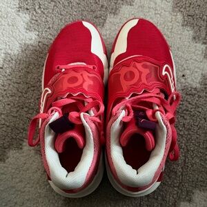 Nike Kids Red and White Sneakers
